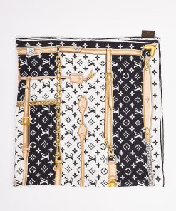 Louis Vuitton Monogram Confidential Long Silk Scarf